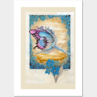 Forget Me Not Fairy Posters and Art